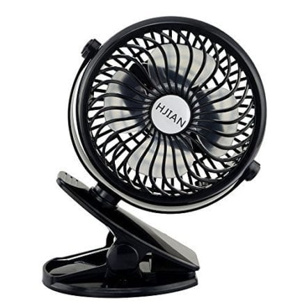 HJIAN 5-inch Clip Fan