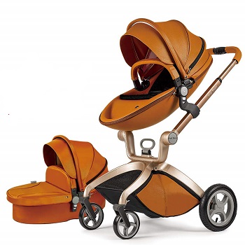 Hot Mom Baby Carriage with Bassinet Combo