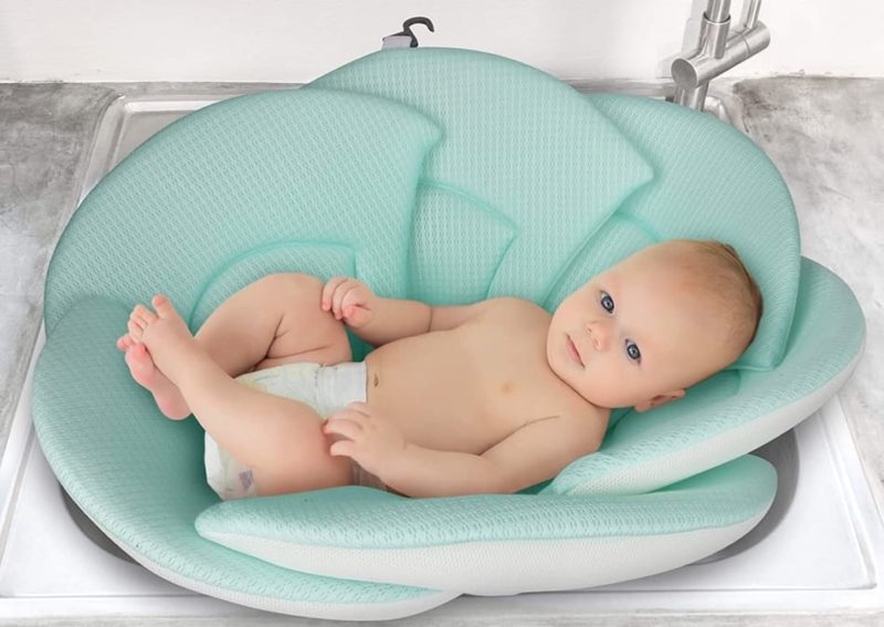 Bathing Newborn in Tub
