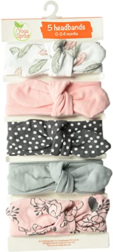 Yoga Sprout Baby Girls' Cotton Headbands