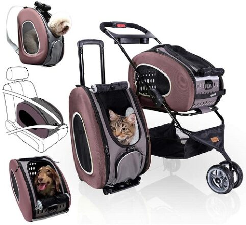 ibiyaya 5-in-1 Pet Carrier with Backpack